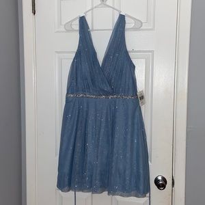 NEW!! Ice Blue Prom Dress